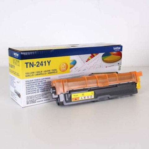 Brother oryginalny toner TN241Y, yellow, 1400s, Brother HL-3140CW, 3170CW