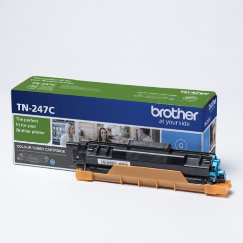 Brother oryginalny toner TN247C, cyan, 2300s, Brother DCP-L3510CDW, DCP-L3550CDW, HL-L3210CW,HL-L3270CDW