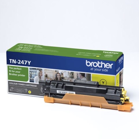 Brother oryginalny toner TN247Y  yellow  2300s  Brother DCP-L3510CDW  DCP-L3550CDW  HL-L3210CW HL-L3270CDW