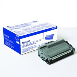 Brother oryginalny toner TN3430, black, 3000s, Brother HL-L6400DW