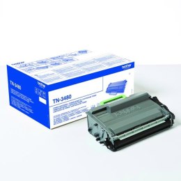 Brother oryginalny toner TN3480, black, 8000s, Brother HL-L6400DW