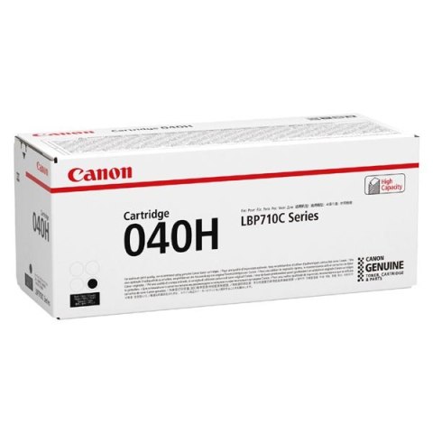 Canon oryginalny toner 040H, black, 12500s, 0461C001, high capacity, Canon imageCLASS LBP712Cdn,i-SENSYS LBP710Cx, LBP712Cx