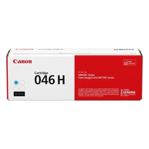 Canon oryginalny toner 046HC, cyan, 5000s, 1253C002, high capacity, Canon LBP654Cx, 653Cdw, MFP735Cx, 634Cdw, 632Cdw