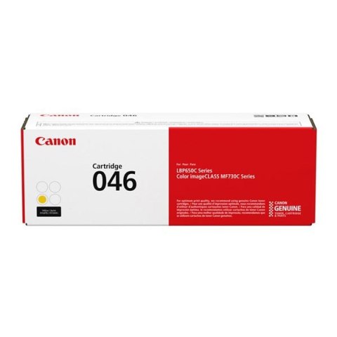 Canon oryginalny toner 046Y, yellow, 2300s, 1247C002, Canon LBP654Cx, 653Cdw, MFP735Cx, 634Cdw, 632Cdw