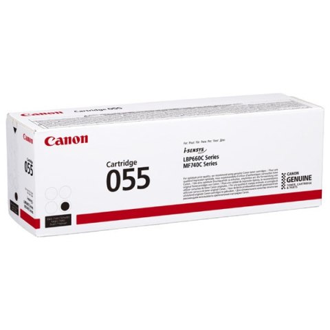 Canon oryginalny toner 055, black, 2300s, 3016C002, Canon MF742Cdw, MF744Cdw, MF746Cx, LBP663Cdw, LBP664Cx