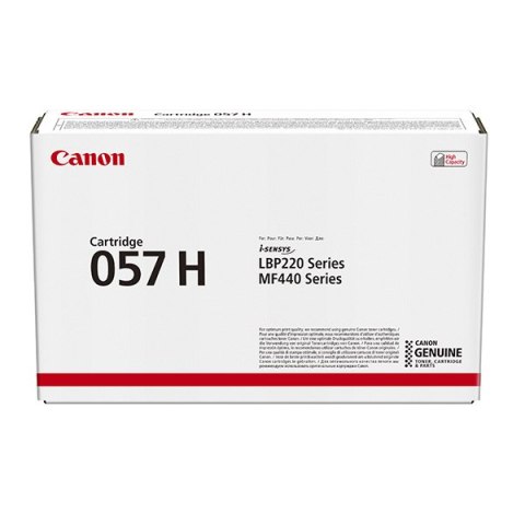 Canon oryginalny toner 057H, black, 10000s, 3010C002, high capacity, Canon LBP228, LBP226, LBP223, MF449, MF446, MF445, MF443