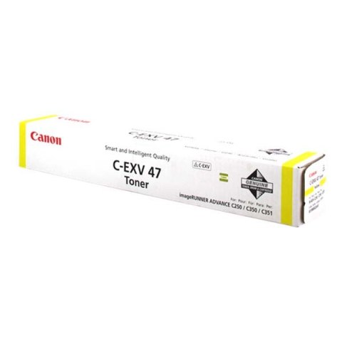 Canon oryginalny toner CEXV47, yellow, 21500s, 8519B002, Canon IRA C250,255,350,351,355,IR-C250,255,350,351,355