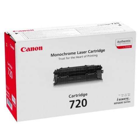 Canon oryginalny toner CRG720, black, 5000s, 2617B002, Canon MF-6680