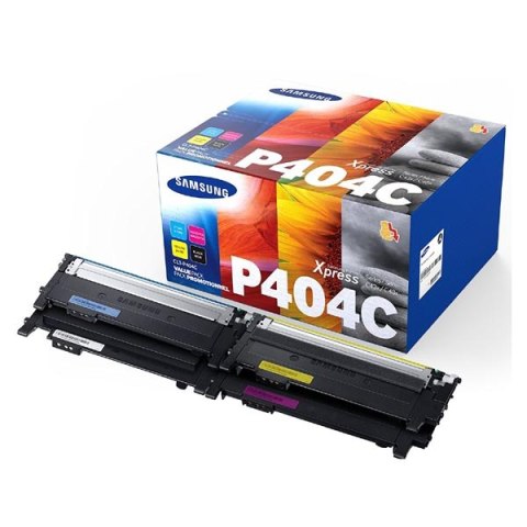 HP oryginalny toner SU365A CLT-P404C CMYK 1500 3*1000s P404C Samsung XPRESS C430W SL-C480W MULTIXPRESS C9252NA 4-pack