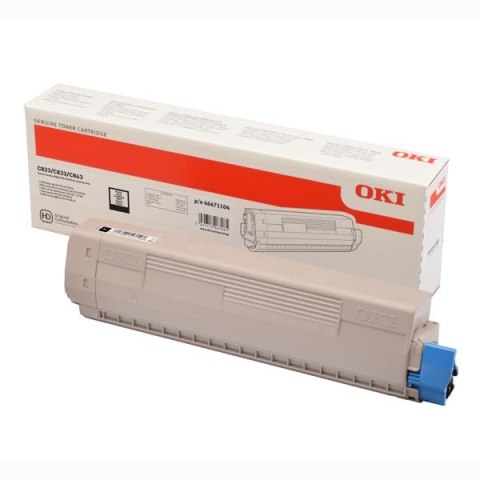 OKI oryginalny toner 46471104, black, 7000s, OKI C823, C833, C843