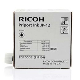 Ricoh oryginalny ink / tusz JP 12, black, 600ml, 817104, Ricoh DX3240, 3440, JP1210, 1215, 1250, 1255, 3000