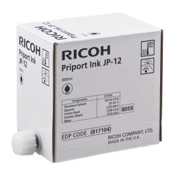 Ricoh oryginalny ink / tusz JP 12, black, 600ml, 817104, Ricoh DX3240, 3440, JP1210, 1215, 1250, 1255, 3000