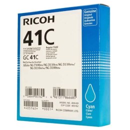 Ricoh oryginalny wkład żelowy 405762 cyan 2200s GC41HC Ricoh AFICIO SG 2110N 3110DN 3110DNW