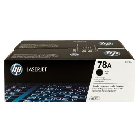 HP oryginalny toner CE278AD black 4200 (2x2100)s HP 78A HP LaserJet Pro P1566 M1536 Dual pack 2szt