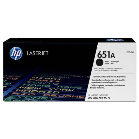 HP oryginalny toner CE340A black 13500s HP 651A HP LaserJet Enterprise 700 color MFP M775dn M775f