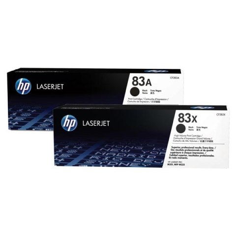 HP oryginalny toner CF283XD black 2*2200s HP 83X HP LaserJet Pro M201 M225 MFP M225dn Dual pack 2*830g