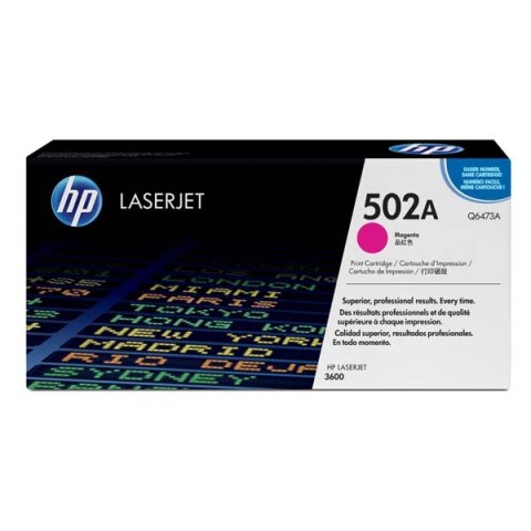 HP oryginalny toner Q6473A magenta 4000s HP 502A HP Color LaserJet 3600 n dn dtn