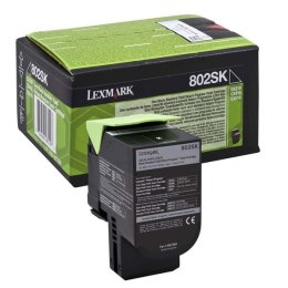 Lexmark oryginalny toner 80C2SK0, black, 2500s, return, Lexmark CX310dn, CX310n, CX410de, CX410