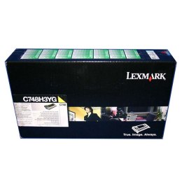 Lexmark oryginalny toner C748H3YG, yellow, 10000s, Lexmark C748de, C748dte, C748e