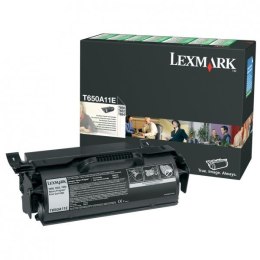 Lexmark oryginalny toner T650A11E, black, 7000s, return, Lexmark T650DN