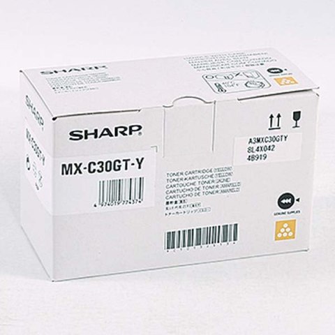 Sharp oryginalny toner MX-C30GTY, yellow, 6000s, Sharp MX-C250FE/C300WE