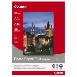 Canon Photo Paper Plus Semi-G, foto papier, półpołysk, satynowy, biały, A4, 260 g/m2, 20 szt., SG-201 A4, atrament