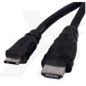 HDMI M- HDMI (mini) M, High Speed, 2m, czarny