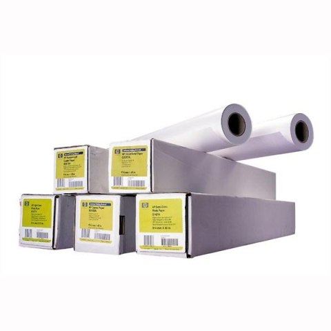 HP 1372/45.7/Coated Paper matowy 54" C6568B 90 g/m2 uniwersalny papier 1372mmx45.7m biały do drukarek atramentowych rol