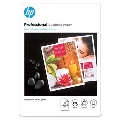 HP PROF MATTE FSC papier matowy biały A4 180 g/m2 150 szt. 7MV79A niewymieniono