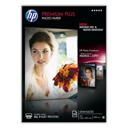 HP Premium Plus Semi-Gloss Photo Paper foto papier półpołysk biały A4 300 g/m2 20 szt. CR673A atrament