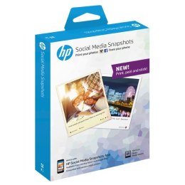 HP Social Media Snapshots foto papier połysk biały 265 g/m2 25 szt. W2G60A atrament