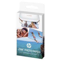 HP ZINC Sticky-Backed Photo Paper foto papier połysk Zero Ink biały 51x76cm 2x3