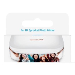 HP ZINC Sticky-Backed Photo Paper foto papier połysk Zero Ink biały 5x76cm 2x3
