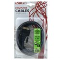 Kabel DVI (18+1) M- HDMI M, 2m, pozłacane końcówki, czarna, Logo, blistr