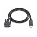 Kabel DisplayPort M- DVI (24+1) M, 2m, czarna