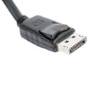Kabel DisplayPort M- DisplayPort M, 2m, czarna