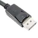 Kabel DisplayPort M- DisplayPort M, 3m, czarna