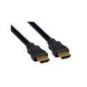 Kabel HDMI M- HDMI M, High Speed, 1m, pozłacane końcówki, czarna
