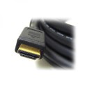 Kabel HDMI M- HDMI M, High Speed, 2m, pozłacane końcówki, czarna