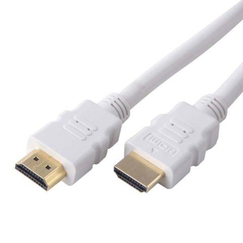 Kabel HDMI M- HDMI M, High Speed, 2m, pozłacane końcówki, szara