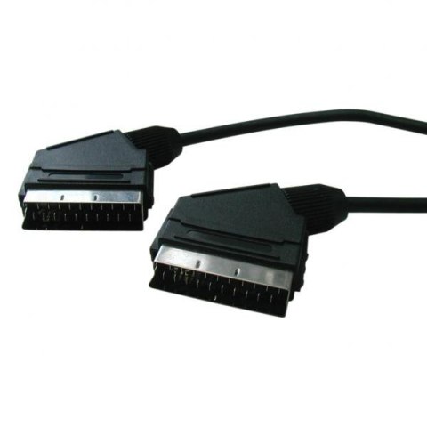 Kabel Scart M- Scart M, SCART, 1m, czarna