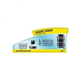 Kabel Scart M- Scart M, SCART, 3m, czarna