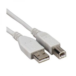 Kabel USB (2.0) USB A M- USB B M 0.8m szary