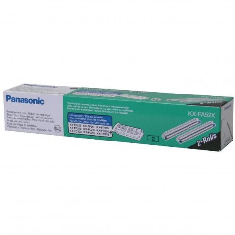 Panasonic oryginalny folia do faxu KX-FA52X 2*90str. Panasonic Fax KX-FP 207 218 258 228 FC258