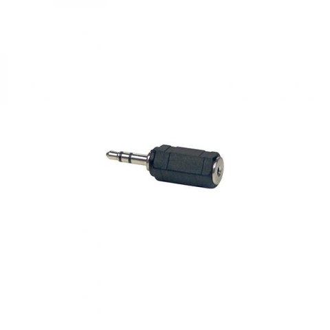 Audio Redukcja, Jack (3,5mm) M-Jack (2,5mm) F, 0, stereo, czarna, Logo