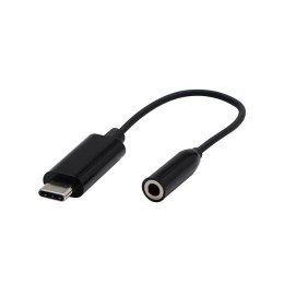 Audio Redukcja USB C (3.1) M-Jack (35mm) F 0 stereo czarna