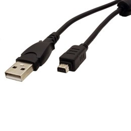 Kabel USB (2.0) USB A M- 12 pin M 2m czarny OLYMPUS