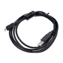 Kabel USB (2.0) USB A M- 12 pin M 2m czarny OLYMPUS