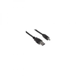 Kabel USB (2.0) USB A M- 8 pin M 1.8m czarny Logo blistr PANASONIC
