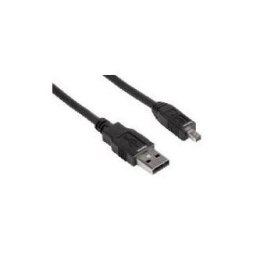 Kabel USB (2.0) USB A M- 8 pin M 1.8m czarny PANASONIC